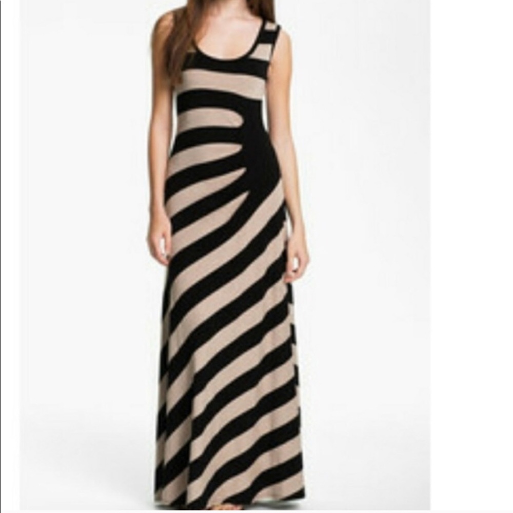 Calvin Klein Maxi Striped Dress